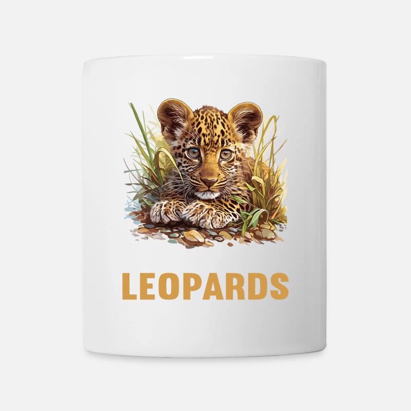 Leoparden Leopard - Tasse - Weiß