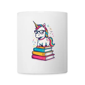 Cute Unicorn Bookworm Magical Unicorns - Mug - white - Front