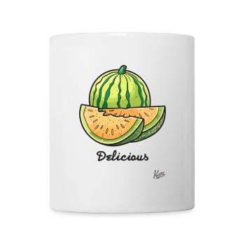 Leckere Melonen Früchte - Tasse - Weiß - Vorne