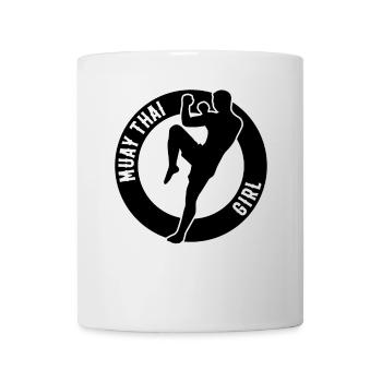 Muay Thai Girl Muay Thai Fighter - Mug - white - Front