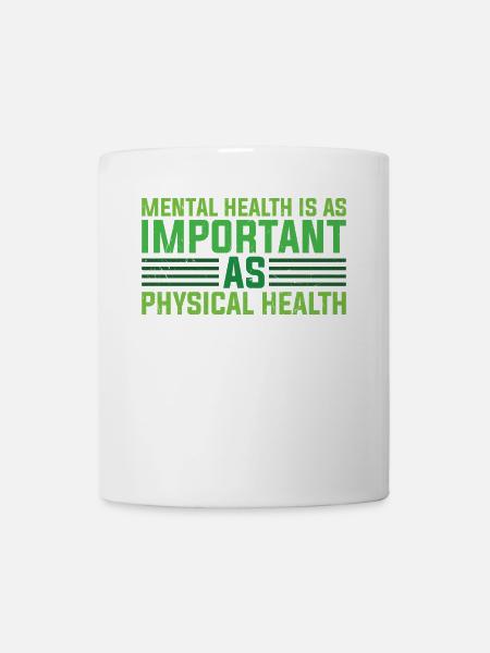 Psychische Gesundheit Mentale Stabilität - Tasse - Weiß