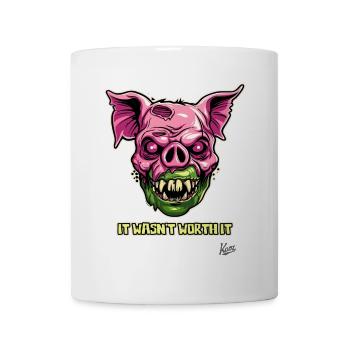 Zombie pig cosmetic surgery: It wasn't worth it - Mug - white - Front