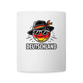 Soccer Ball with Germany Flag Funny Ball - Mug - white - Front