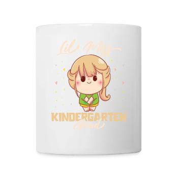 Lil Miss Kindergarten Jour de remise des diplômes Girl - Mug blanc - blanc - Devant