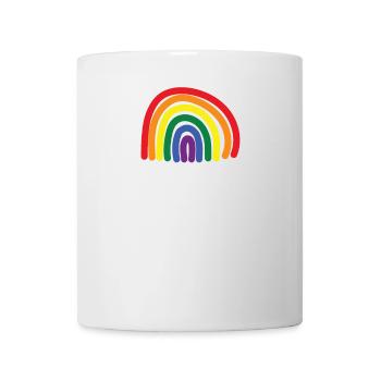 Gender Lesben, Schwule, Trans, Queer Regenbogen - Tasse - Weiß - Vorne
