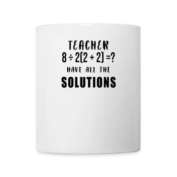 Physik, Biologie, Chemie Naturwissenschaften - Tasse - Weiß - Vorne