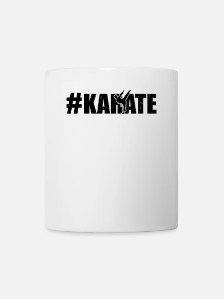 #Karate - Entraînement de karaté Karaté Combattant - Mug blanc - blanc
