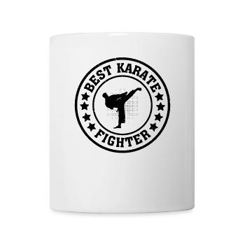 Meilleur combattant de karaté - Karaté training Karaté Fight - Mug blanc - blanc - Devant