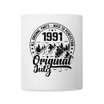 1991 July Original: 33 Years Anniversary Gift - Mug - white - Front