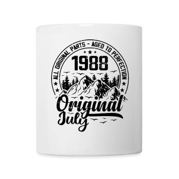 1988 July Original: 36 Years Anniversary Gift - Mug - white - Front