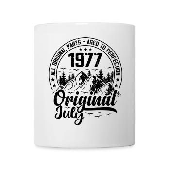 1977 juillet Original : 47 Ans cadeau Anniversaire - Mug blanc - blanc - Devant