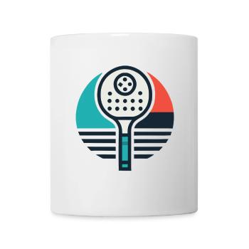 Pickleball Emblem - Tasse - Weiß - Vorne