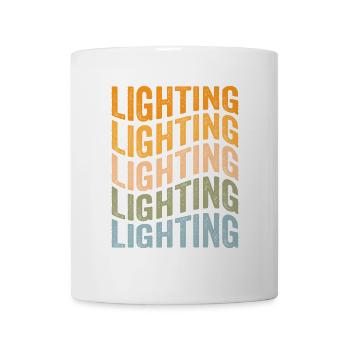Lichttechniker Beleuchter Veranstaltungstechniker - Tasse - Weiß - Vorne