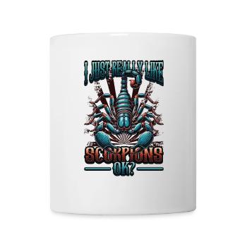 I just like scorpions - Mug - white - Front