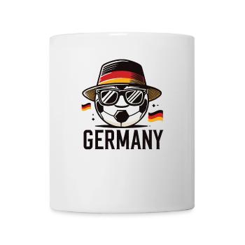 Soccer Ball with Germany Flag Funny Ball - Mug - white - Front