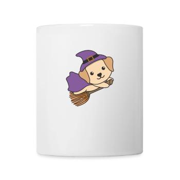 Labrador Halloween Witch Kids Witches Costume - Mug - white - Front