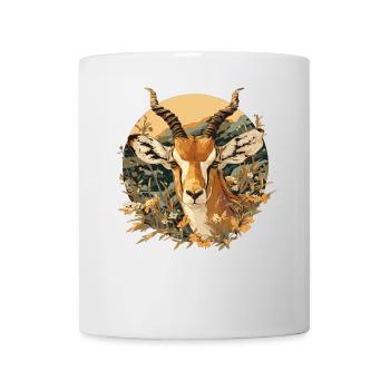 Antilope antilope antilope ouverte - Mug blanc - blanc - Devant