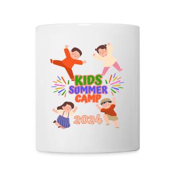 Sommercamp für Kinder - Tasse - Weiß - Vorne