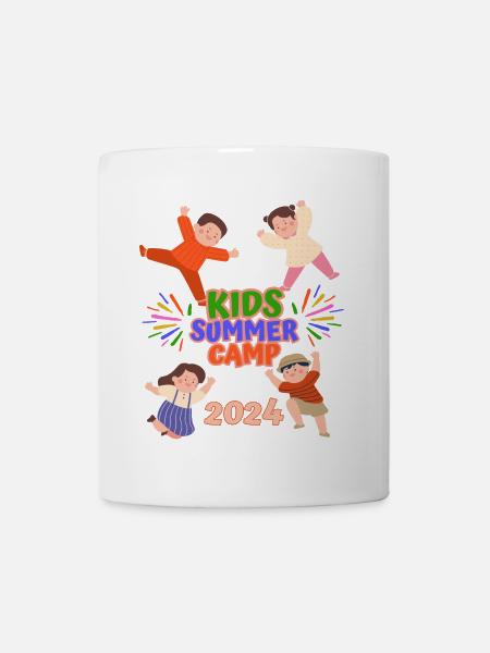 Sommercamp für Kinder - Tasse - Weiß