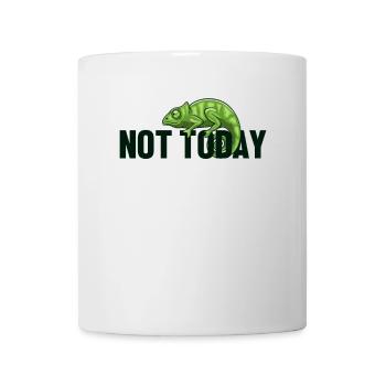 Pas aujourd’hui Panthère Voilée Chamaeleonidae Amant - Mug blanc - blanc - Devant
