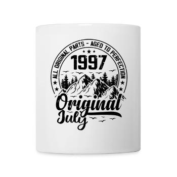1997 July Original: 27 Years Anniversary Gift - Mug - white - Front