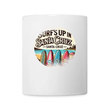 Années 70 Années 80 Dans La Ville Californienne De Santa Cruz - Mug blanc - blanc - Devant