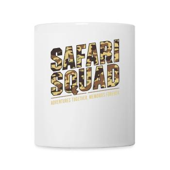 Safari Squad - Abenteuer Zusammen, Erinnerungen - Tasse - Weiß - Vorne