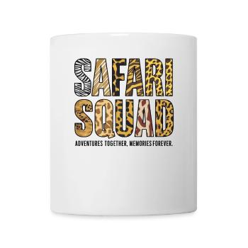 Safari Squad: Abenteuer Zusammen, Erinnerungen Für - Tasse - Weiß - Vorne