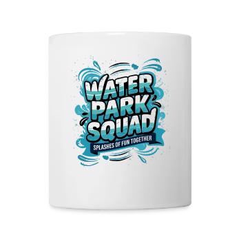 Water fun troupe: Fun together in the water park - Mug - white - Front