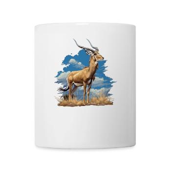 Antilope antilope antilope ouverte - Mug blanc - blanc - Devant