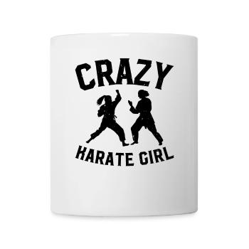 Crazy Karate Girl - Mug - white - Front