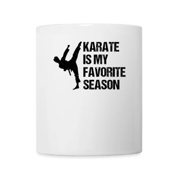 Le karaté est ma saison préférée - Karaté - Mug blanc - blanc - Devant