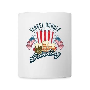 Boire comme Lincoln Design vintage rétro - Mug blanc - blanc - Devant