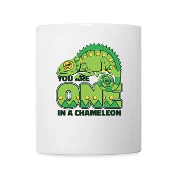 Vous ne faites qu’un dans un amant voilé de panthère caméléon - Mug blanc - blanc - Devant
