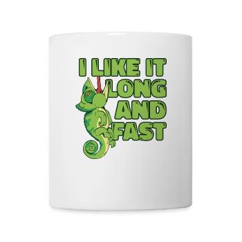 I Like It Long And Fast Veiled Panther Lover - Mug - white - Front