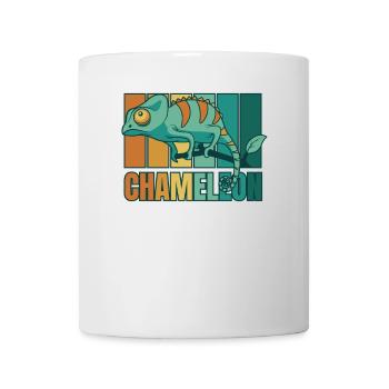 Panthère rétro voilée Chamaeleonidae amant - Mug blanc - blanc - Devant