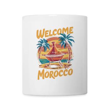Willkommen bei Morocco Dreamfire - Tasse - Weiß - Vorne
