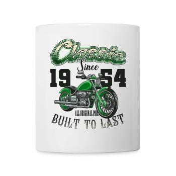 Motorcycle Bikers Motorbike Birthday Born In 1954 - Mug - white - Front