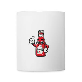 J’ai mis du ketchup sur ma bouteille de ketchup Funny Sauce Ent - Mug blanc - blanc - Devant