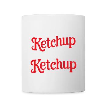 J’ai mis du ketchup sur ma bouteille de ketchup Funny Sauce Ent - Mug blanc - blanc - Devant