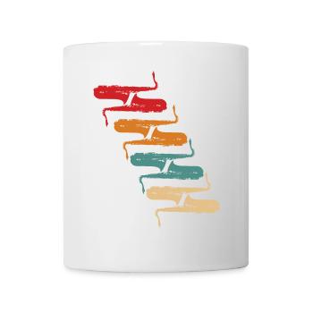 Vintage Saxophone Instrument Saxophonist Music - Mug blanc - blanc - Devant