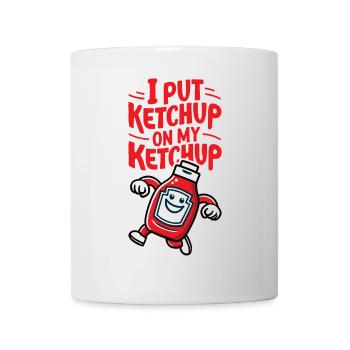 J’ai mis du ketchup sur ma bouteille de ketchup Funny Sauce Ent - Mug blanc - blanc - Devant