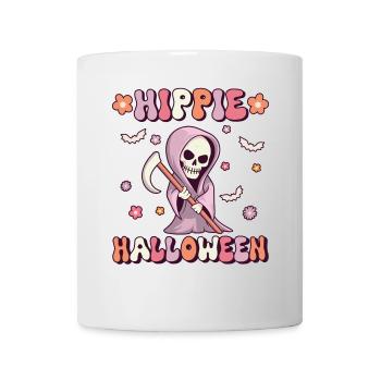 Hippie Halloween Groovy Grim Reaper Vintage - Mug - white - Front