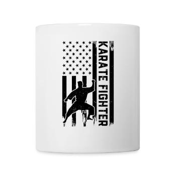 Karaté Combattant Karaté Arts Martiaux Karaté Combat - Mug blanc - blanc - Devant