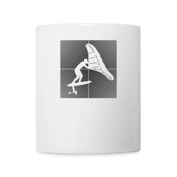 Wingfoil-Surfer Wingfoiling Hydrofoil Kitefoil - Tasse - Weiß - Vorne