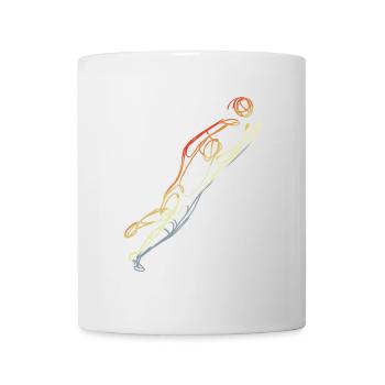 Torwart Skizze - Tasse - Weiß - Vorne
