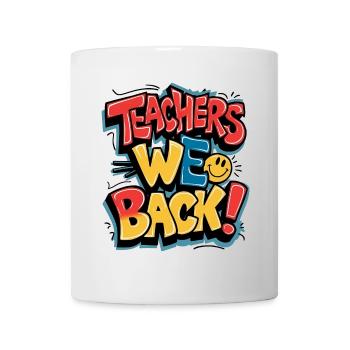 Liebevolle Rückgabe des Lehrerabdrucks - Tasse - Weiß - Vorne