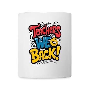 Les enseignants reviennent aussi sur les vêtements - Mug blanc - blanc - Devant