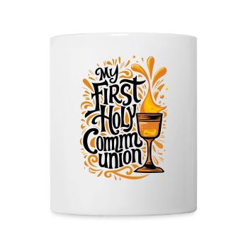 Meine Erste Heilige Kommunion Feierlicher Chalice - Tasse - Weiß - Vorne