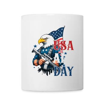 Usa All Day Funny Freedom Design 4th of July - Mug - white - Front
